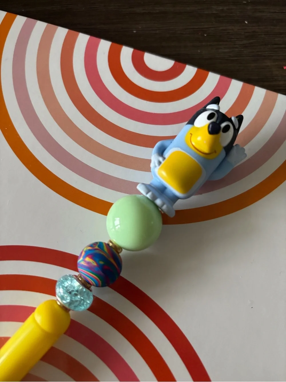 Bluey: Dad Beaded Decorative Handmade Pen